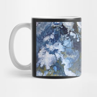 Abstract Nature Acrylic Pour Painting Mug